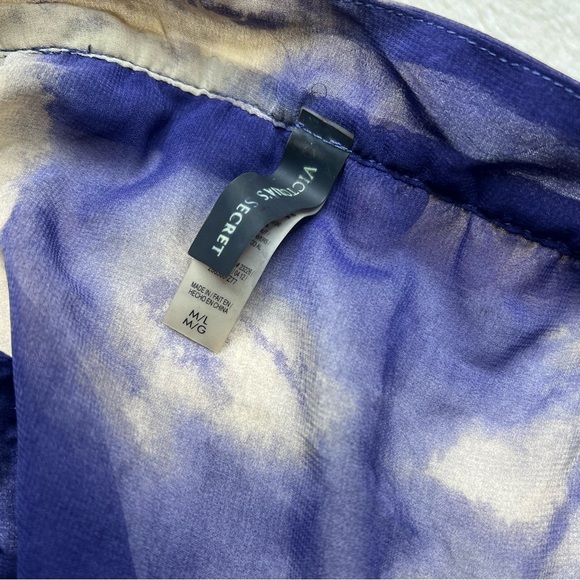 Victoria’s Secret Jeweled Tie Dye Beach Caftan | Bombshell Era Glam - Picture 9 of 10